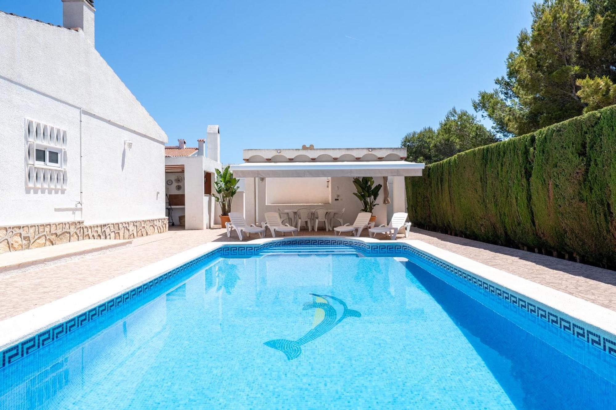 Exclusiva Villa Con Piscina Calafat Exterior foto